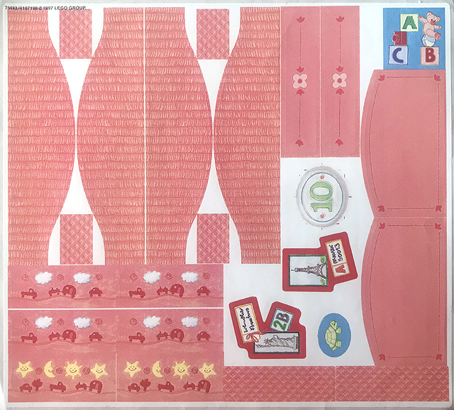 Sticker Sheet for Set 3290, Sheet 1 - (71493/4107198)