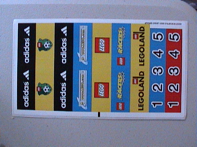 Sticker Sheet for Set 3420-3, Sheet 2 - (42037/4161875)