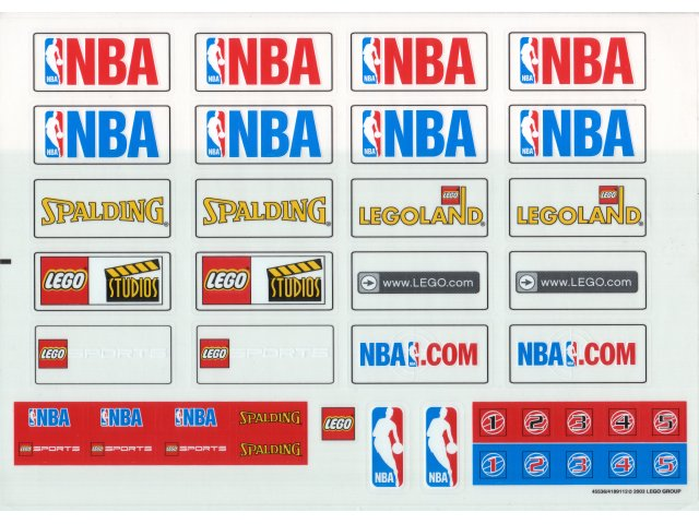 Sticker Sheet for Set 3432 - (45536/4189112)