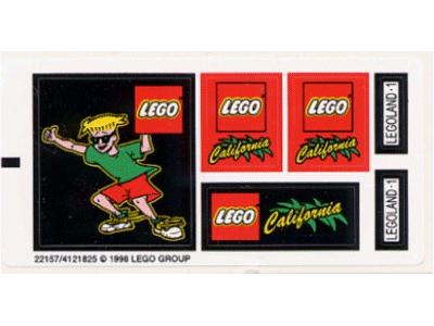 Sticker Sheet for Set 3442, Sheet 1 - (22157/4121825)