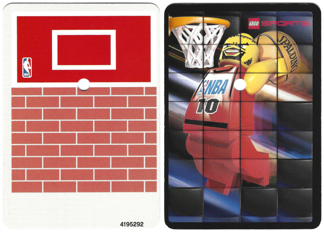 Paper Cardboard Backdrop for Set 3549 - Basketball Backboard