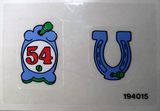 Sticker Sheet for Set 3654 - (194015)