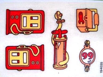 Sticker Sheet for Set 3666 - (194025)