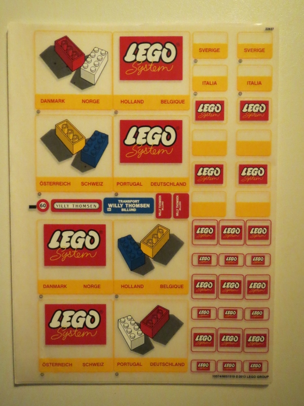 Sticker Sheet for Set 4000008 - (15574/6051519)