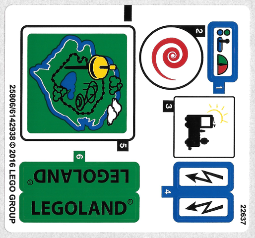 Sticker Sheet for Set 40166 - (25806/6142938)