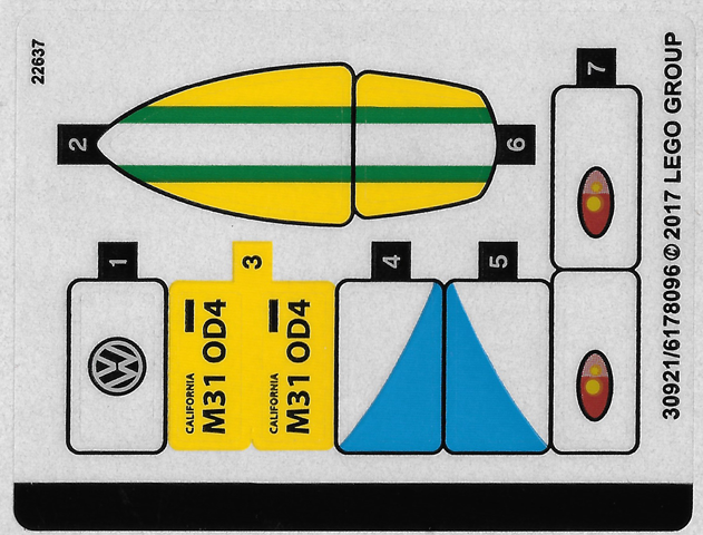 Sticker Sheet for Set 40252 - (30921/6178096)
