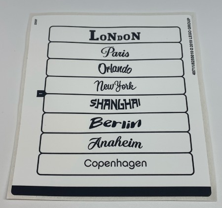 Sticker Sheet for Gear 40359, Sheet 2 - (49711/6255010)