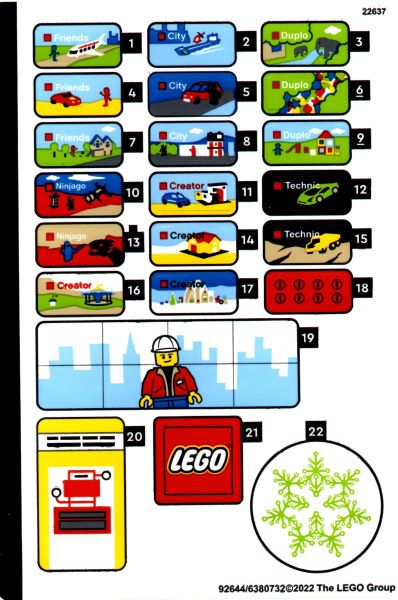 Sticker Sheet for Set 40528 - (92644/6380732)