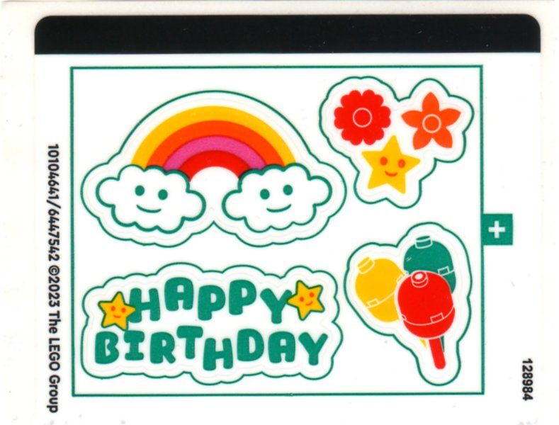 Sticker Sheet for Set 40641 - (10104641/6447542)