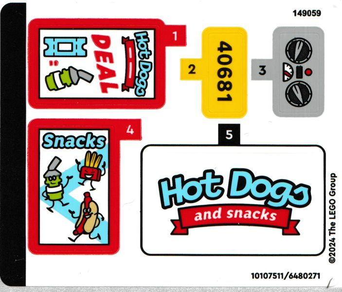 Sticker Sheet for Set 40681 - (10107511/6480271)