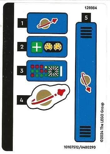 Sticker Sheet for Set 40712 - (10107512/6480290)