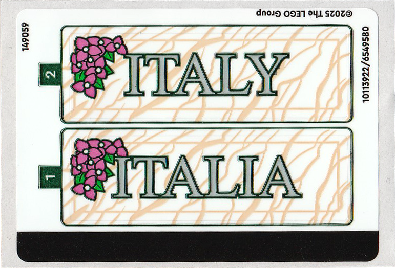 Sticker Sheet for Set 40818 - (10113922/6549580)