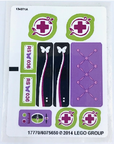 Sticker Sheet for Set 41036 - North American Version - (17770/6075650)