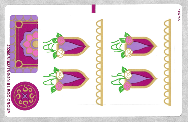 Sticker Sheet for Set 41061 - North American Version - (20209/6103878)