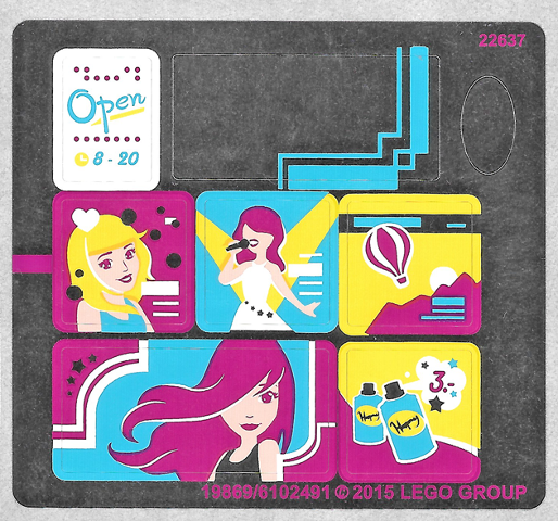 Sticker Sheet for Set 41093, Mirrored - (19869/6102491)