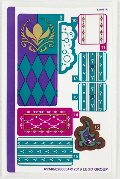 Sticker Sheet for Set 41164, Sheet 1 - (65340/6280084)