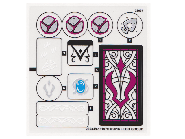 Sticker Sheet for Set 41179 - (26634/6151979)