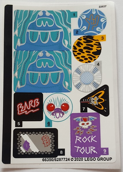 Sticker Sheet for Set 41254 - (66350/6287724)