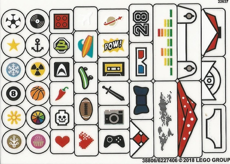 Sticker Sheet for Set 41597 - (38806/6227406)