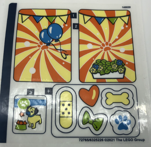 Sticker Sheet for Set 41664 - (72765/6325226)