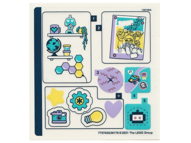 Sticker Sheet for Set 41667 - (77570/6338178)