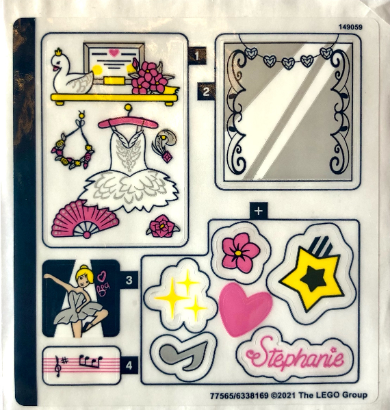 Sticker Sheet for Set 41670 - (77565/6338169)