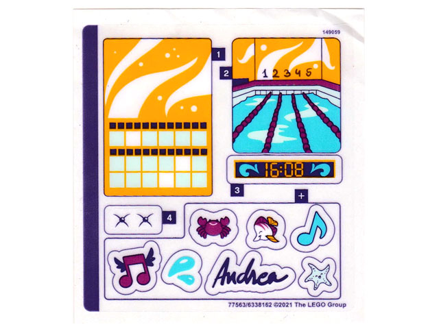 Sticker Sheet for Set 41671 - (77563/6338162)