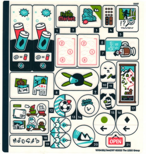 Sticker Sheet for Set 41756 - (10104185/6442197)