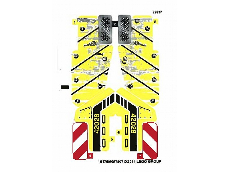 Sticker Sheet for Set 42028 - (16176/6057507)