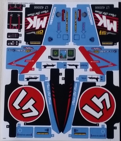 Sticker Sheet for Set 42066 - International Version - (31836/6179494)