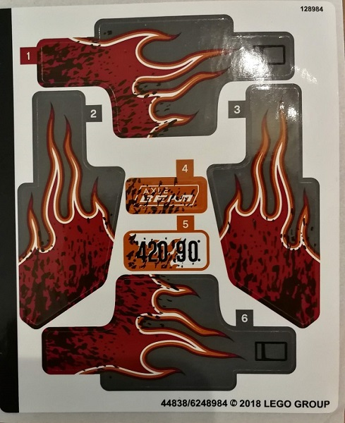 Sticker Sheet for Set 42090 - (44838/6248984)