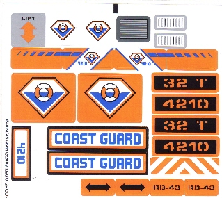 Sticker Sheet for Set 4210 - (64024/4532911)