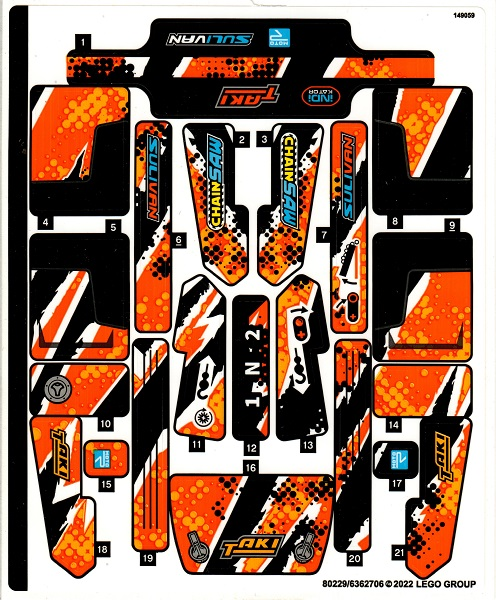 Sticker Sheet for Set 42139 - (80229/6362706)