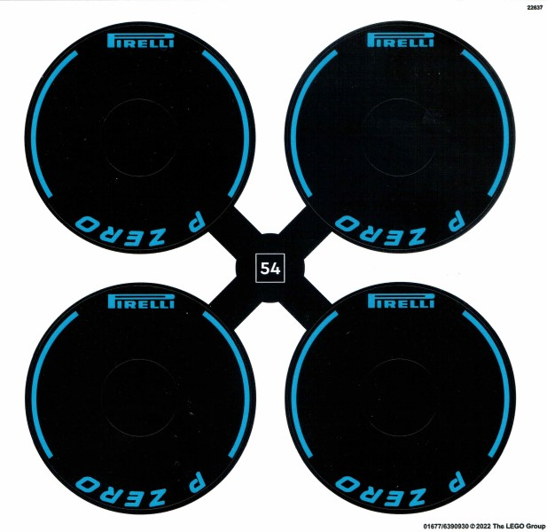 Sticker Sheet for Set 42141, Sheet 3 (Undetermined Type)