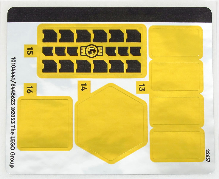 Sticker Sheet for Set 42158, Sheet 2, Mirrored - (10104441/6445623)