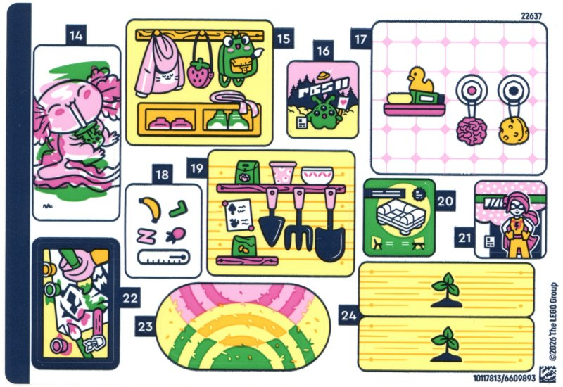Sticker Sheet for Set 42697, Sheet 2 - (10117813/6609893)