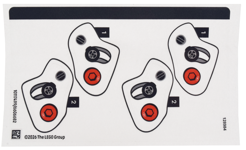 Sticker Sheet for Set 43014, Sheet 1 - (10117499/6606682)