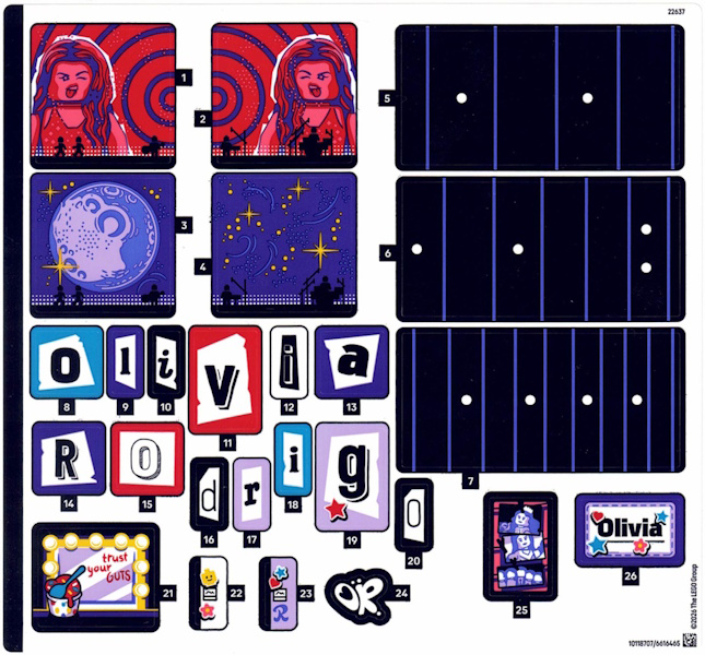 Sticker Sheet for Set 43031 - (10118707/6616465)