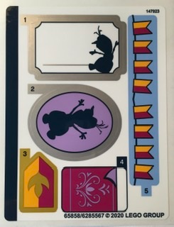 Sticker Sheet for Set 43175, Sheet 1 - (65858/6285567)