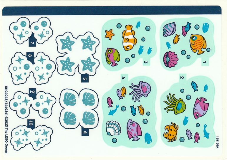 Sticker Sheet for Set 43229 - (10104048/6440841)