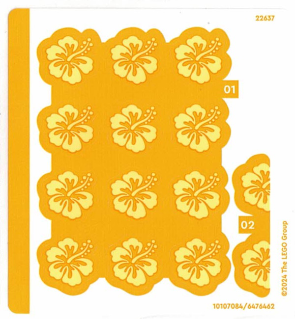 Sticker Sheet for Set 43249 - (10107084/6476462)