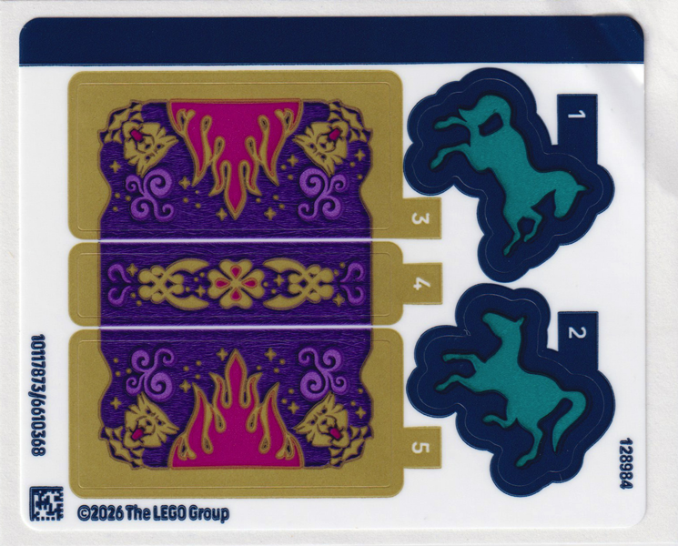Sticker Sheet for Set 43295 - (10117873/6610368)