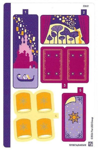 Sticker Sheet for Set 43297 - (10118276/6612618)