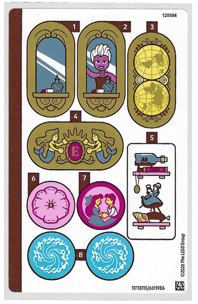 Sticker Sheet for Set 43299 - (10118115/6611986)