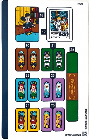 Sticker Sheet for Set 43302, Sheet 2 - (10117801/6609410)