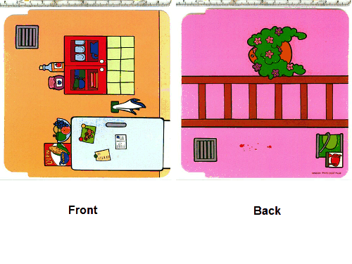 Plastic Backdrop for Set 4689 #1, Duplo