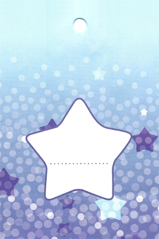 Clikits Paper, Party Favor Bag with Stars and Spots on Blue Gradient Background Pattern