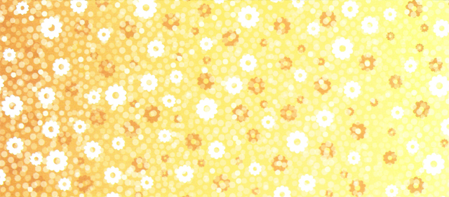 Clikits Paper with Flowers and Spots on Orange Gradient Background Pattern