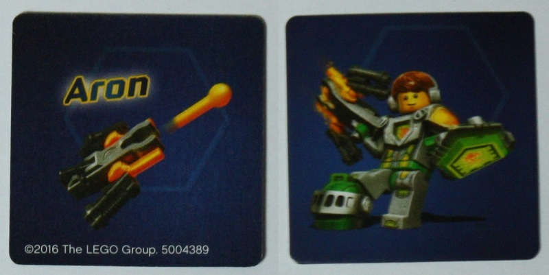 Paper Card Insert Nexo Knights Aron