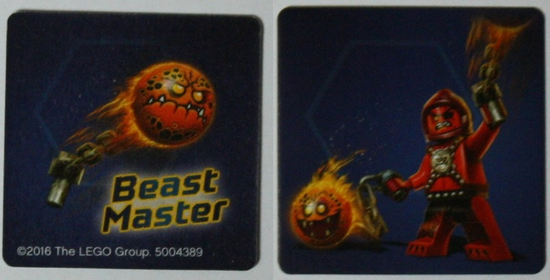 Paper Card Insert Nexo Knights Beast Master